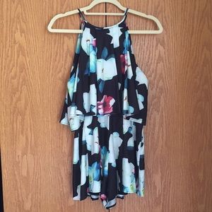 AKIRA floral romper